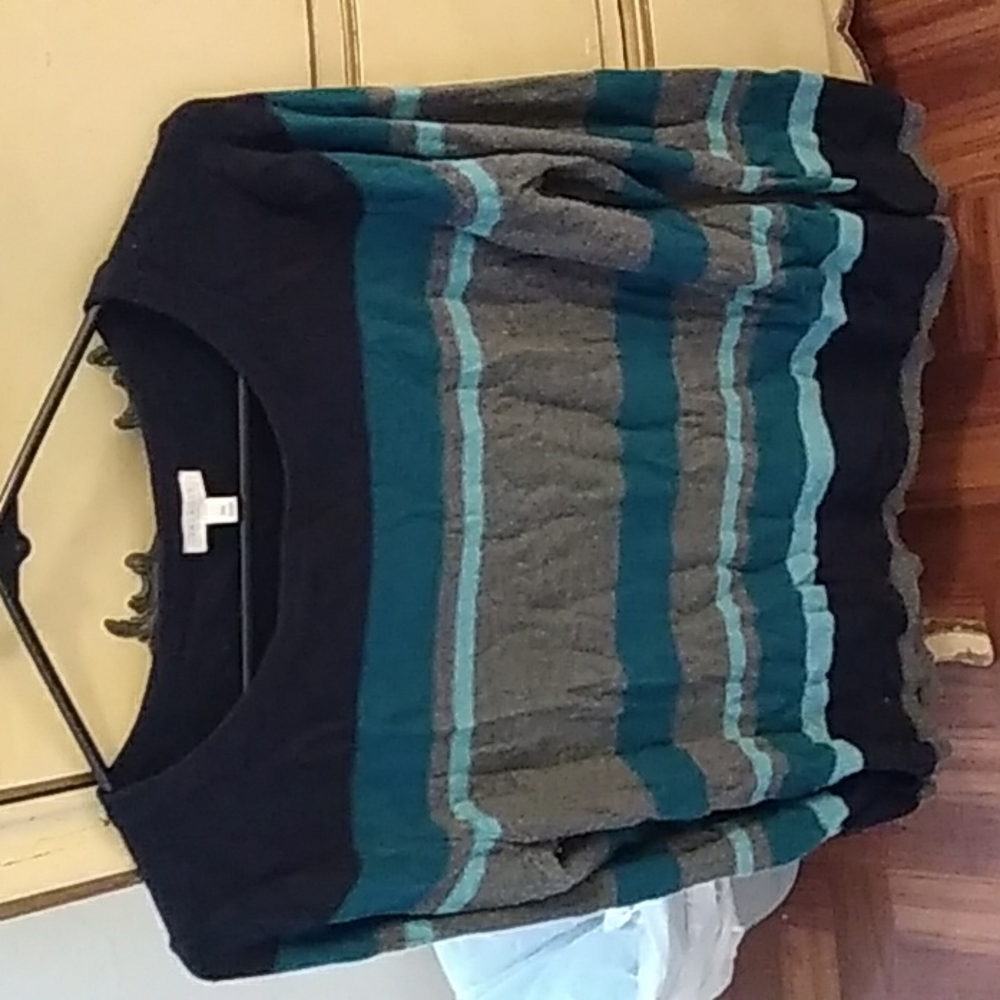 Talbott blue stripe sweater medium